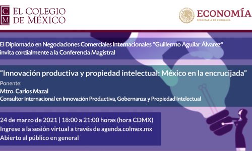 Conferencia Magistral sobre innovación productiva y propiedad intelectual