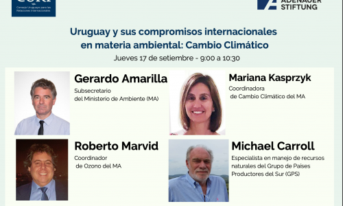 Evento: “Uruguay y sus compromisos internacionales en materia ambiental: Cambio Climático”.